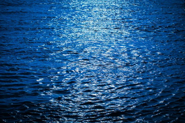 Błękitne Morze Woda Powierzchnia Tło — Zdjęcie stockowe