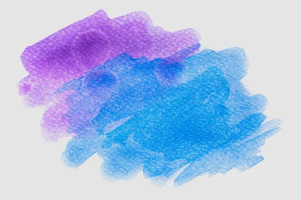 Abstrakt Handmålade Akvarell Våt Vitt Papper Textur För Kreativ Tapet — Stockfoto