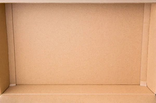 Abstrakt Inuti Öppen Kartong Förpackning För Bakgrund Eller Lägga Till — Stockfoto