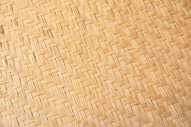 Arka plan için soyut bambu hasırı dokusu. Bambu arkaplan tasarımından Asya hasırı.