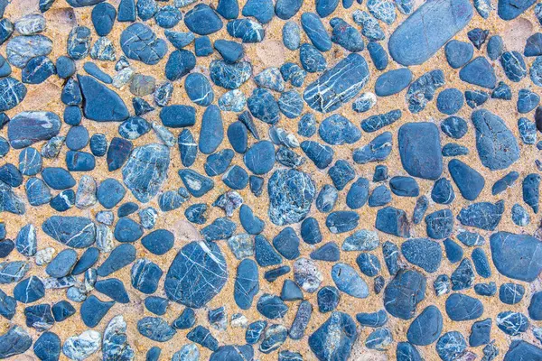 Abstrakte Steinboden Für Hintergrund Oder Haut Wandfliesen Tapete Meeressteine Hintergrund — Stockfoto