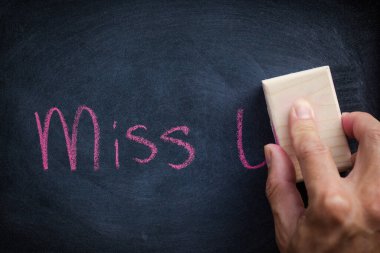 Tahtaya ya da karatahta dokusuna kazınmış soyut tebeşir. Arkaplan için okul tahtasını temizle ya da mesaj göndermek için alanı kopyala. Eğitim kavramlarının arkaplanı.