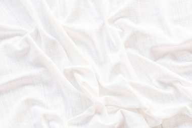 Tasarım için doğal kumaş dokusu. Çuval bezi desenli arka plan. Arkaplan için beyaz tuval.