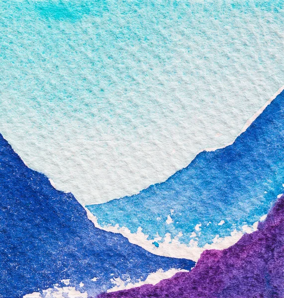 Streszczenie Ręcznie Malowane Akwarela Kolorowe Mokre Tło Papierze Ręcznie Robione — Zdjęcie stockowe