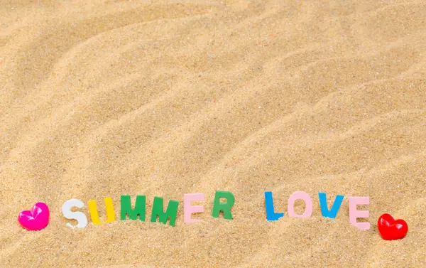 Summer style with empty blank paper on a sea sand. white card background for add text. Backdrop summer concept.