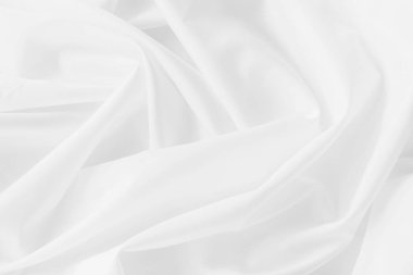 Tasarım için doğal beyaz kumaş dokusu. Çuval bezi desenli arka plan. Arkaplan için beyaz tuval.