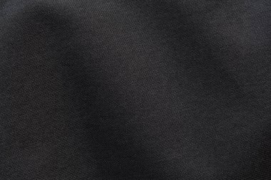 Canvas Polyester texture synthetical for background. Black polyester fabric textile backdrop for interior art design or add text message.