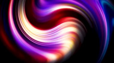 Sıvı eğimli renk şekilleri. Modern animasyon tasarımı konsepti. Dinamik dalgalar şekilleniyor. Grafik tasarım ögeleri