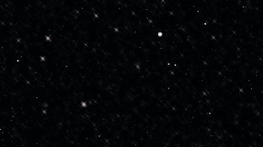 Basit boşluk arkaplanı, siyah arkaplanda beyaz yıldızlar