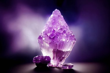 Güzel kristal soyut arka plan, bulanık kristal arka plan. Dijital sanat