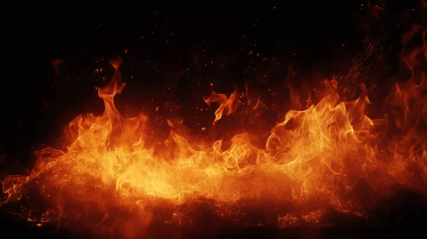 Gyönyörű Tűz Háttér Digitális Művészet — Stock Fotó