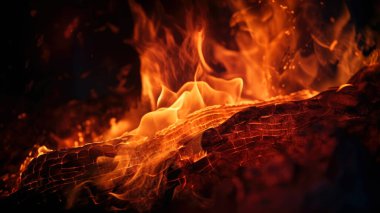 Güzel ateş arkaplanı, üretken ai