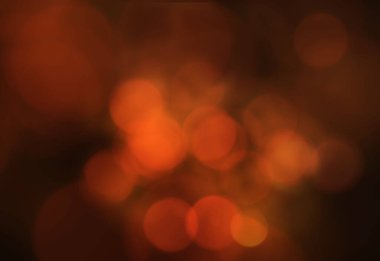 Soyut arkaplan rengi, siyah arkaplan üzerindeki Bokeh ışıkları