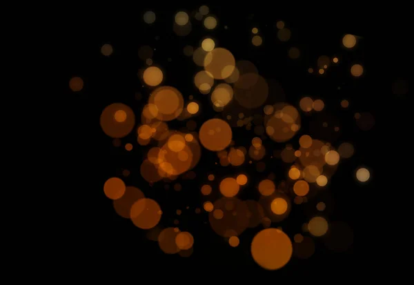 Color Abstract Background Bokeh Lights Black Background — Stock Photo, Image