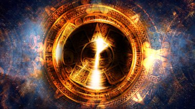 Kozmik alanda antik Maya takvimi