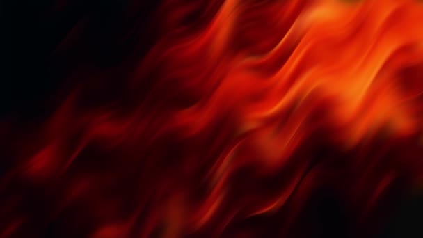 Mooie Lichte Achtergrond Met Artistiek Gearrangeerde Vlammen Mooie Golven Vlammen — Stockvideo