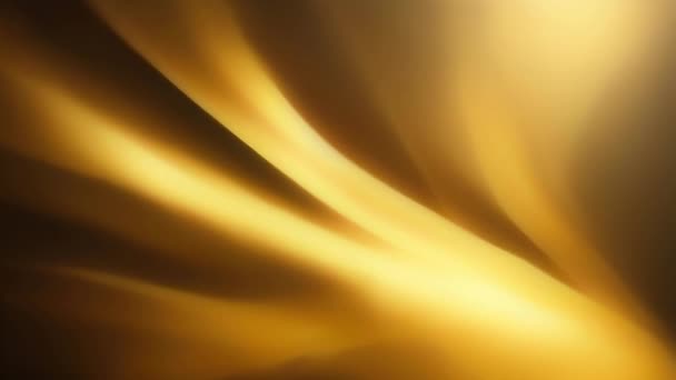 Color Brillante Abstracto Ola Oro Fondo Lujo — Vídeos de Stock