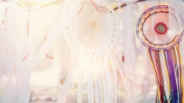 dream catcher on a beautiful white background