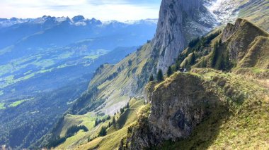 Dağların güzel manzarası