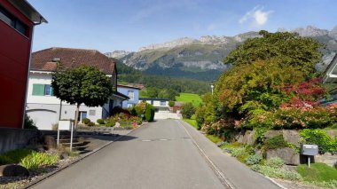 Yeni Zelanda şehrinin güzel manzarası