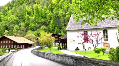 Eski şehrin güzel manzarası