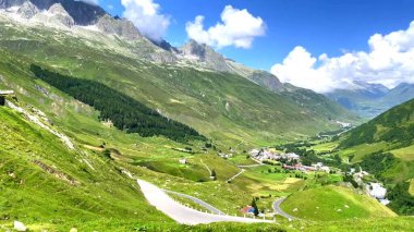 Görkemli Alp manzarası manzarası