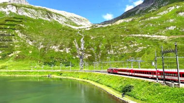 Dağların güzel manzarası
