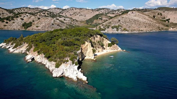 Pohled Moře Ostrov Korfu — Stock fotografie