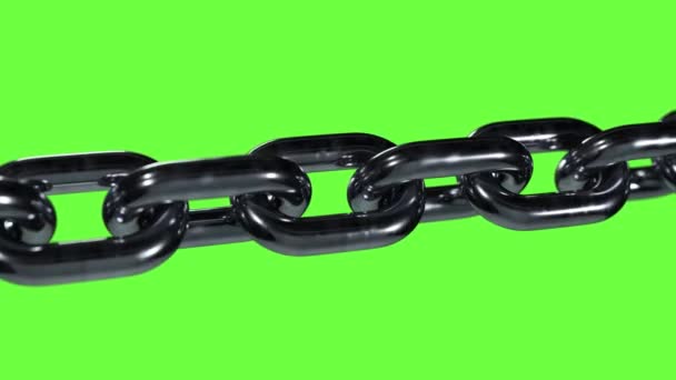 Looping Loop Sem Costura Realista Animação Corrente Suja Riscada Uhd — Vídeo de Stock
