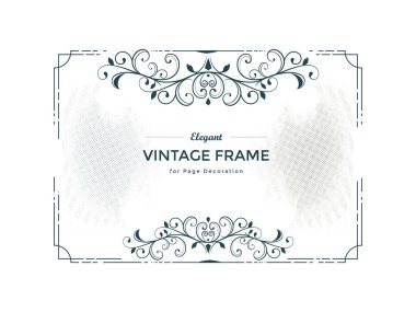Dekoratif vintage çerçevelerin şablonu dikdörtgen biçimdedir. Dekoratif vintage çerçevelerin şablonu, kenarları dikdörtgen biçiminde ayarla. Barok, Yeni Sanat, Modern.