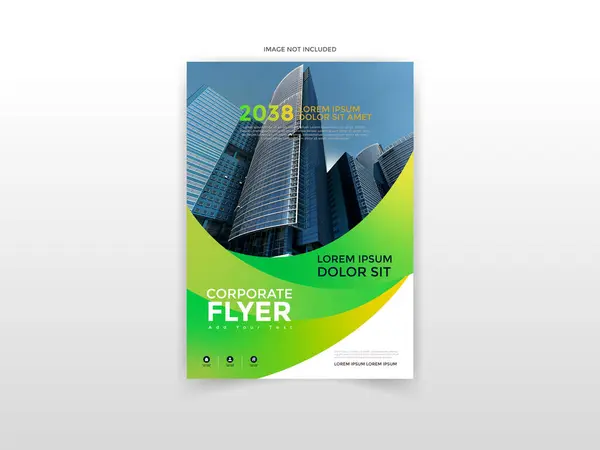 Yeşil Renkli Şirket Uçak Tasarımı. Poster Broşür Flyer tasarım düzeni vektör şablonu için A4 boyutunda soyut düşük çokgen arkaplanı 