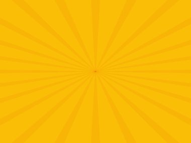 Parlak sarı bir arka plan. Parlak çizgiler içeriyor. Çizgiler merkezi bir noktadan yayılarak bir güneş patlaması ya da radyal etki yaratır. Rengi parlak ve sıcak..
