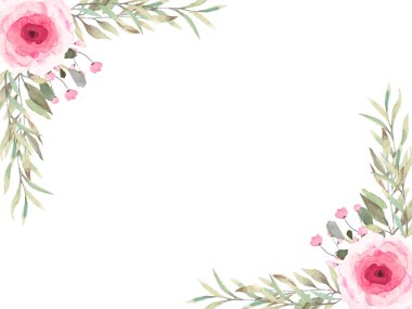 Metin için suluboya yaprakları ve beyaz alan, sonbahar dönemi teması üzerine dekorasyon ve tasarım için kadınsı alanları olan güzel sonbahar arkaplanı