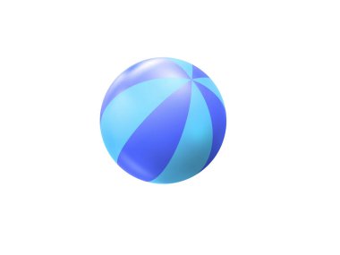 Yaz Oyun Sahası için Gerçekçi 3d Render Ball