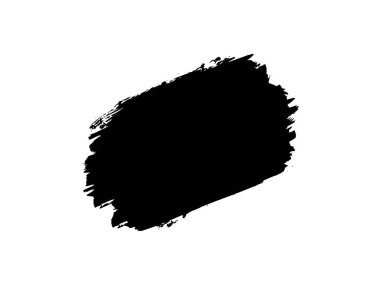 Siyah grunge fırça darbeleri ve desenli kutular, boya çizgileri ve keskin veya yaratıcı vektör arkaplan ve grafik tasarımları için elementler içeren sanatsal çerçeveler