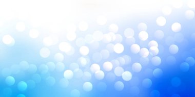 Zarif parlayan arkaplan, tasarım, dijital duvar dekoru, şenlikli grafikler ve şablonlar için ideal, yumuşak ışık ve bulanık efektli soyut mavi bokeh ışıkları