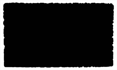 Yırtık köşeleri beyaz arkaplanda izole edilmiş dikdörtgen kağıt yırtık vintage kenarları ve gerçekçi kağıt dokusu kolaj sanatı retro tasarımları ve yapıştırma kitabı için mükemmel