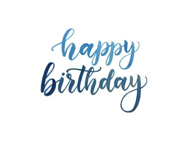 Suluboya el yazması Mutlu Yıllar el yazısı neşeli ve sanatsal bir stil, tebrik kartları, poster tasarımları, davetiyeler ve bayram afişleri için harika