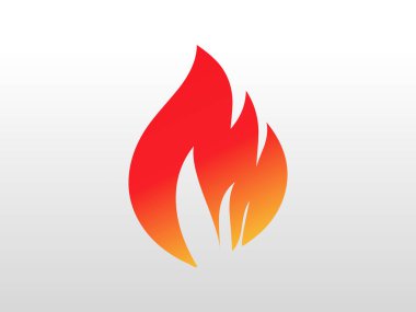 Tasarım için parlak alevlerin vektör toplamı ısı tehlike uyarısı işaretleri baharatlı gıda ve endüstriyel enerji kavramlarını pişiriyor