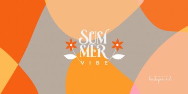 Şirket kimlikleri markalaştırma materyalleri sosyal medya reklamları pazarlama ve kart tasarımları için asgari tarzda yaratıcı yaz kapağı ve poster konsepti