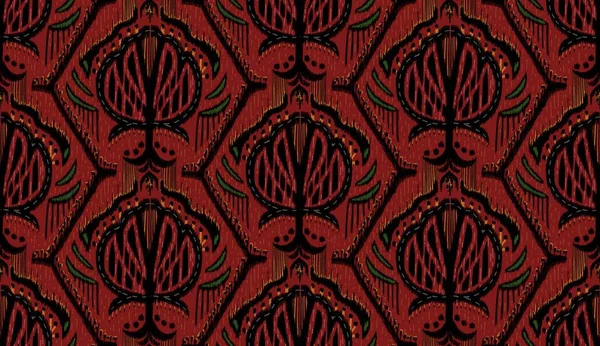 Ethnic Abstract Seamless Pattern Folk Embroidery — Fotografia de Stock