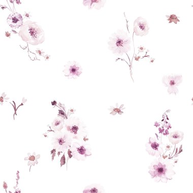 Narin Suluboya Yaban Çiçeği desensiz buketler