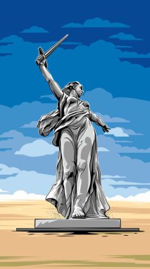 Anavatan anıtı, Volgograd, Rusya