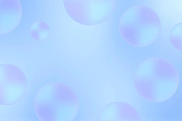 Синий Пузырь Боке Затмевает Абстрактный Фон Современные Обои Векторная Миграция — стоковый вектор