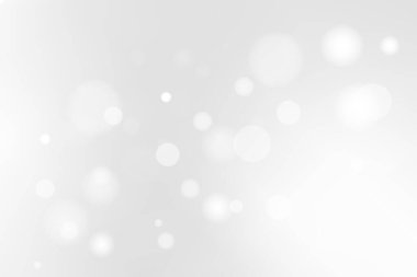 Bokeh Beyaz Düzen Soyutlama Arkaplanı. Modern duvar kağıdı. Sevgililer Günü Bayrağı. Noel zamanı. Kutlama. Vektör İllüstrasyonu