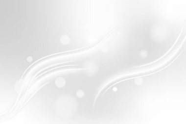 Beyaz ışık çizgileri ve Bokeh ile soyut modern arkaplan. Teknoloji Arkaplanı. Vektör