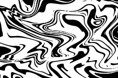 Siyah Mermer Mürekkep desenli Soyut Arkaplan. Duvar kağıdı sanatı. Vektör