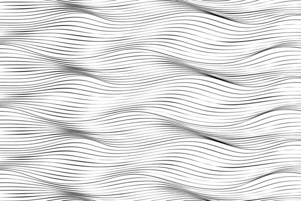 Wellenlinien Muster Abstrakter Hintergrund Vektor — Stockvektor