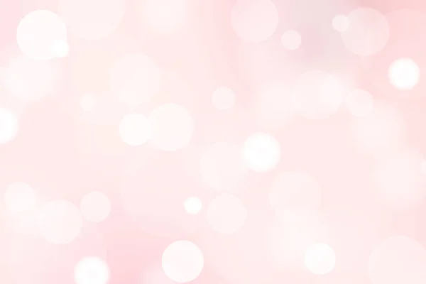 Banner San Valentino Con Sfondo Rosa Bokeh Carta Parati Matrimonio — Vettoriale Stock