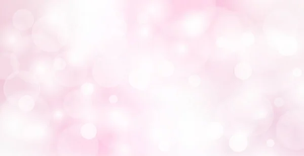 Pink Bokeh Light Backdrop Šťastný Valentýn Pozadí Tapeta Vektorová Ilustrace — Stockový vektor